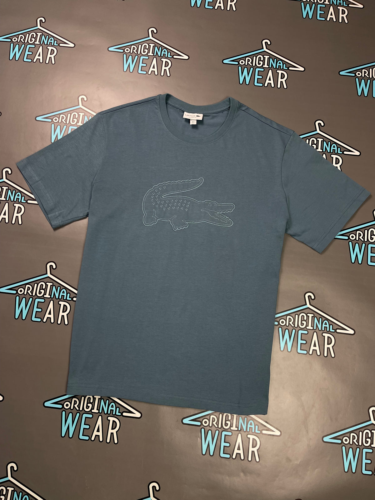 Lacoste “Blue Croco” Majica &mdash; Slika 2 od 3