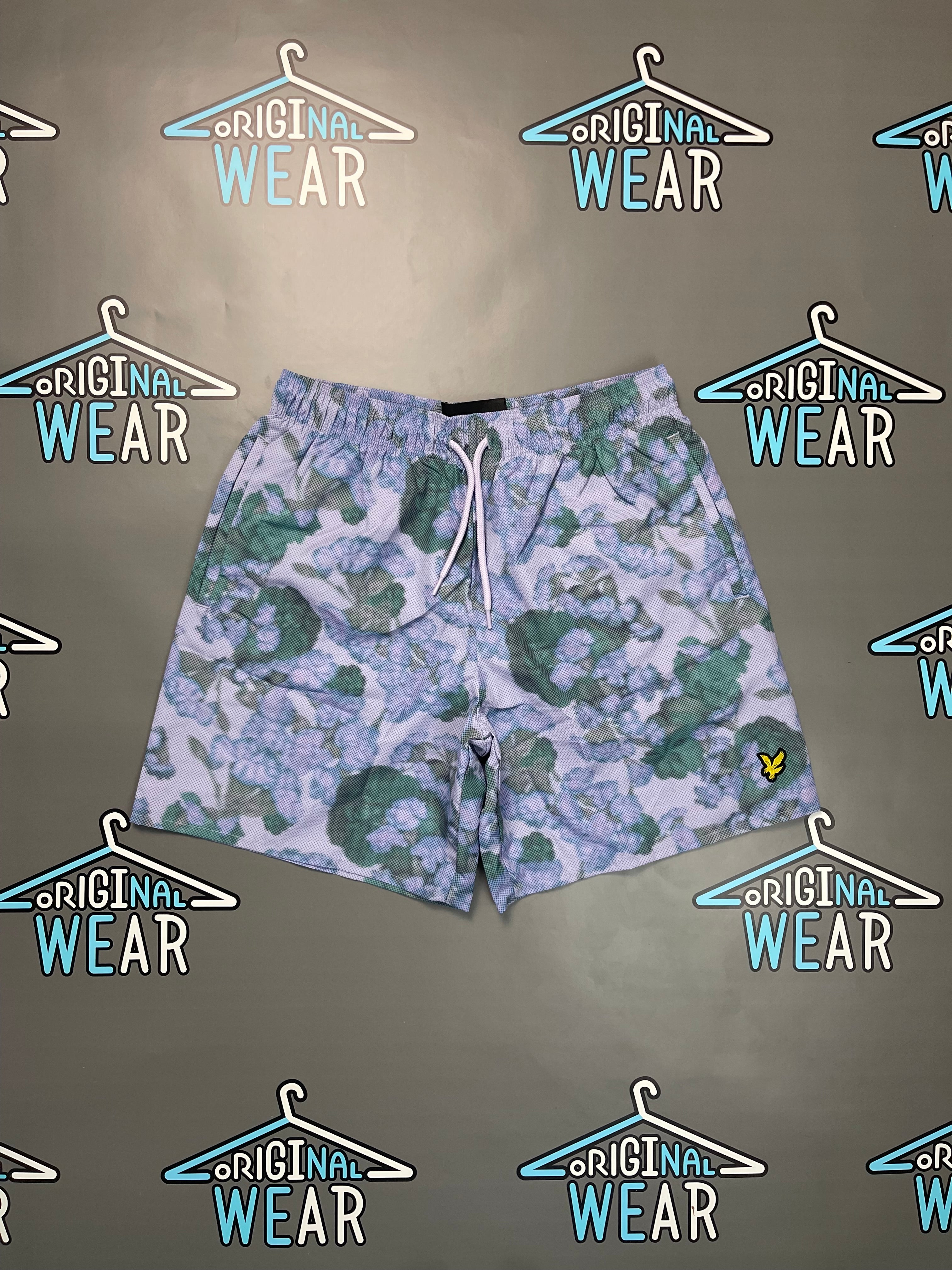 Lyle & Scott Purple Wave Šorc