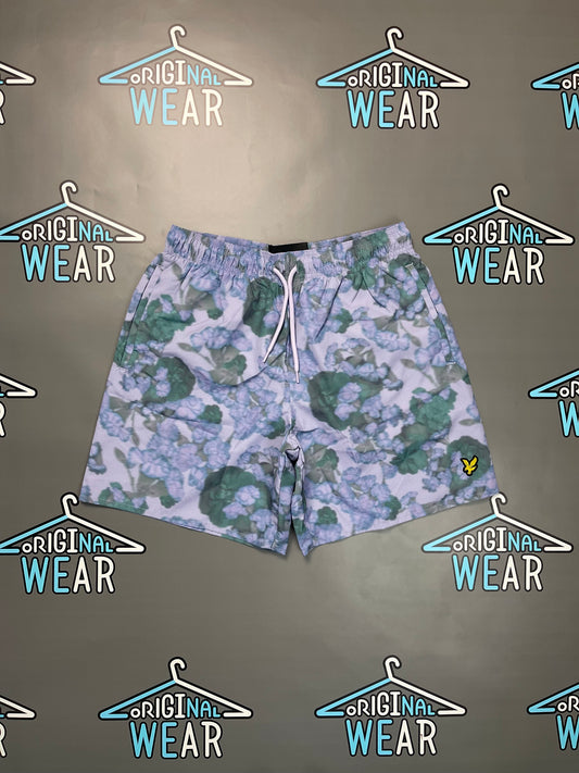 Lyle & Scott Purple Wave Šorc