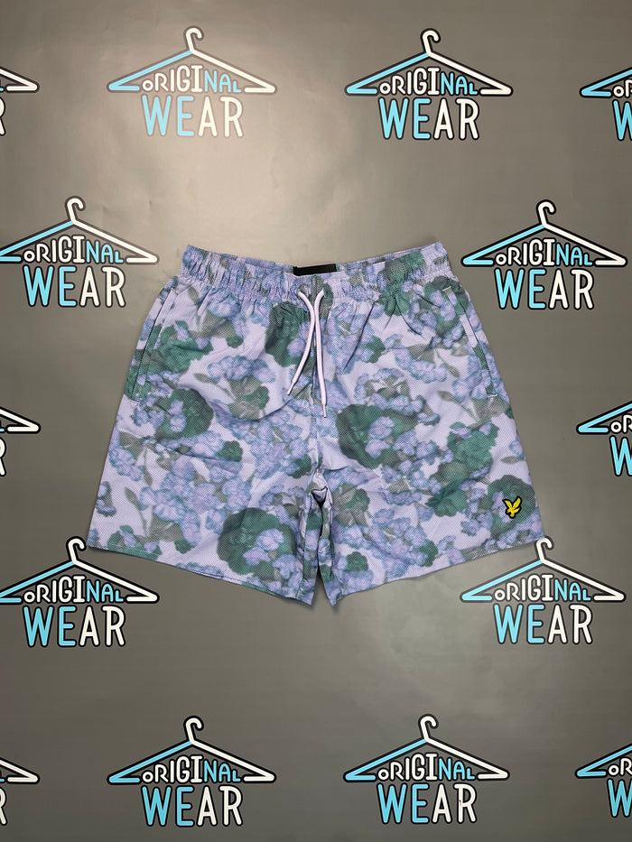 Lyle & Scott Purple Wave Šorc