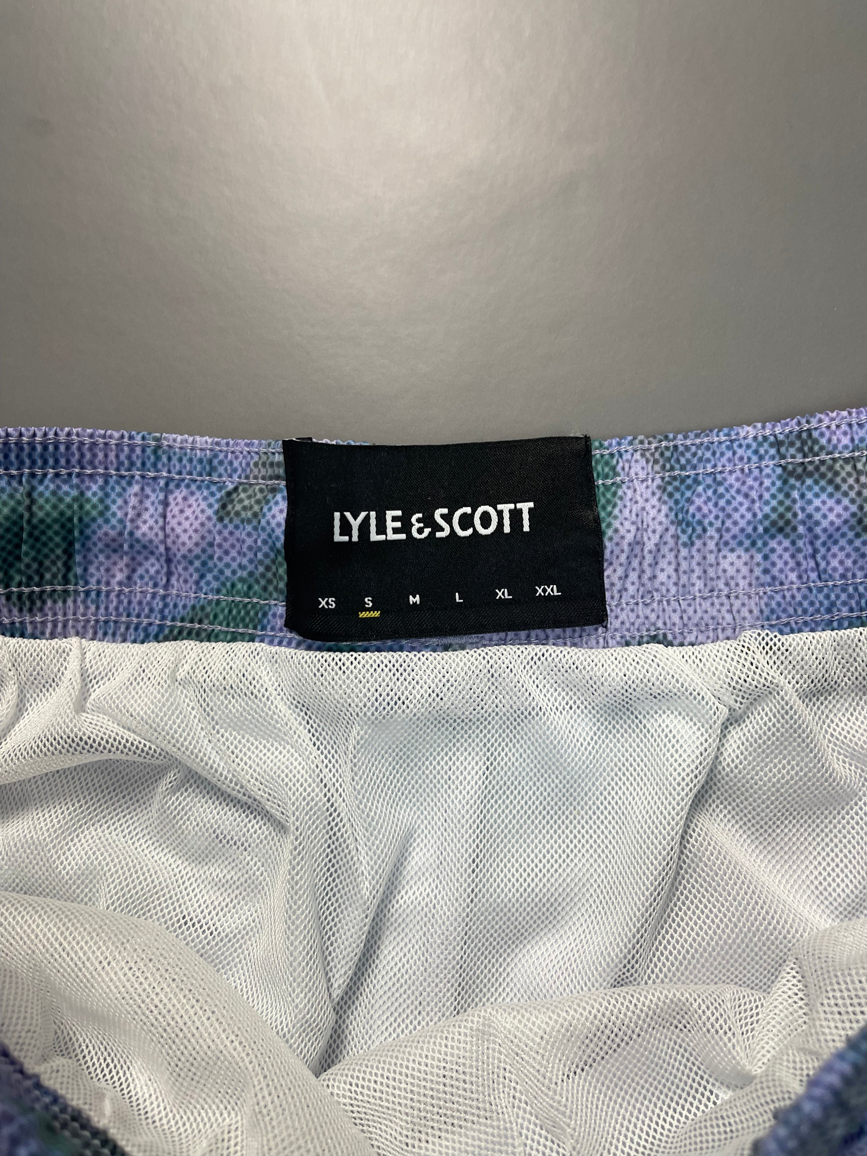 Lyle & Scott Purple Wave Šorc