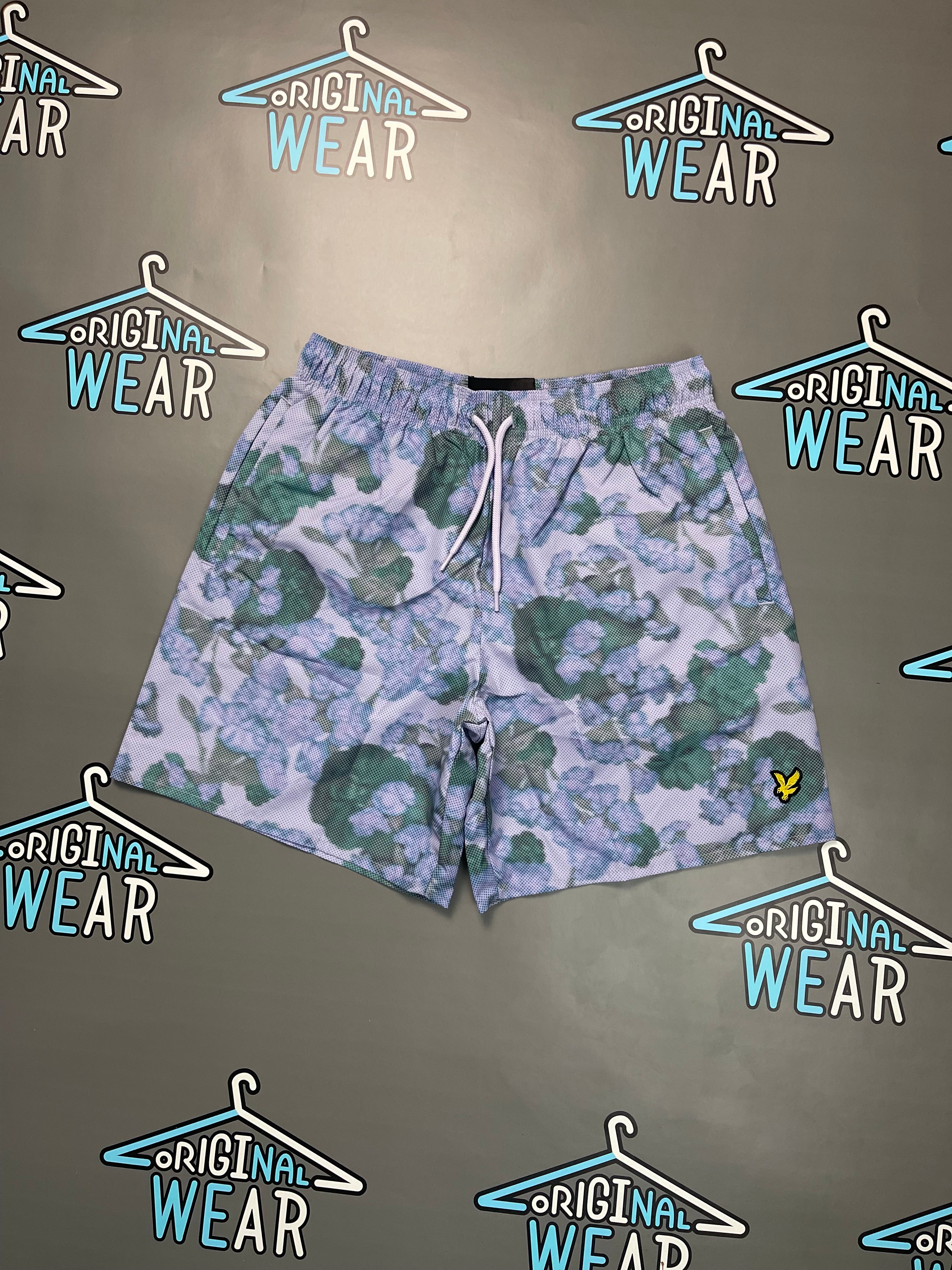 Lyle & Scott Purple Wave Šorc
