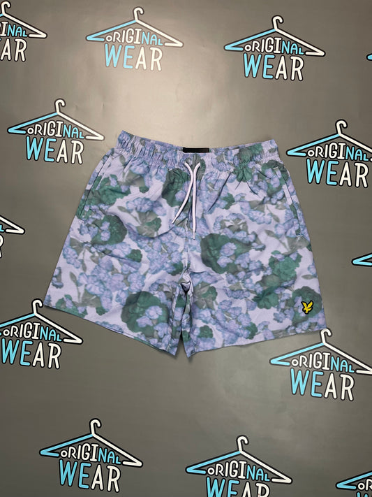 Lyle & Scott Purple Wave Šorc